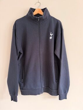 Tottenham Hotspur Navy Zip-Up Fleece Sweatshirt